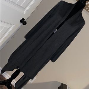 Cable & Gauge high low duster BLACK